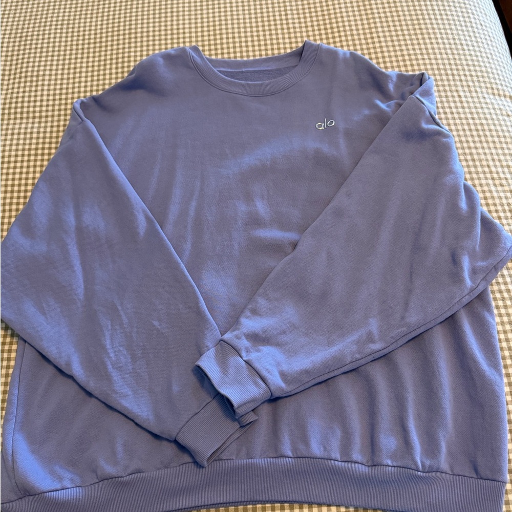 ALO Yoga lLavender Crewneck Sweatshirt